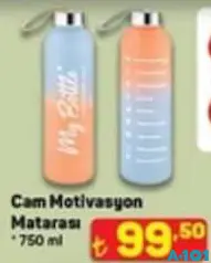 CAM MOTİVASYON MATARASI 750 ML indirimli fiyat CAM MOTİVASYON MATARASI 750 ML fiyat ve kampanya bilgisi